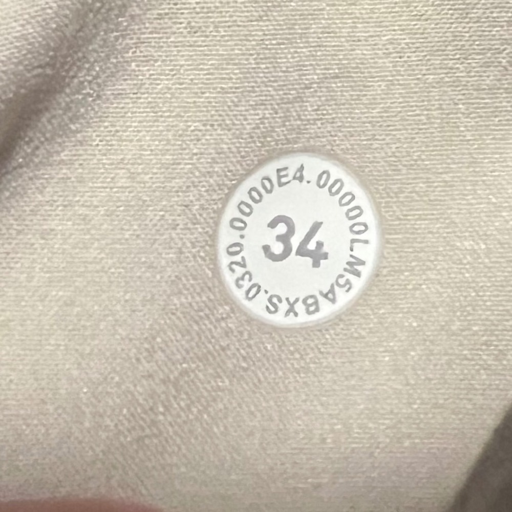 Lululemon Mens Commission Slim Fit Oxford Pants Size 34 (36x31) Gull Grey Casual - Picture 5 of 7